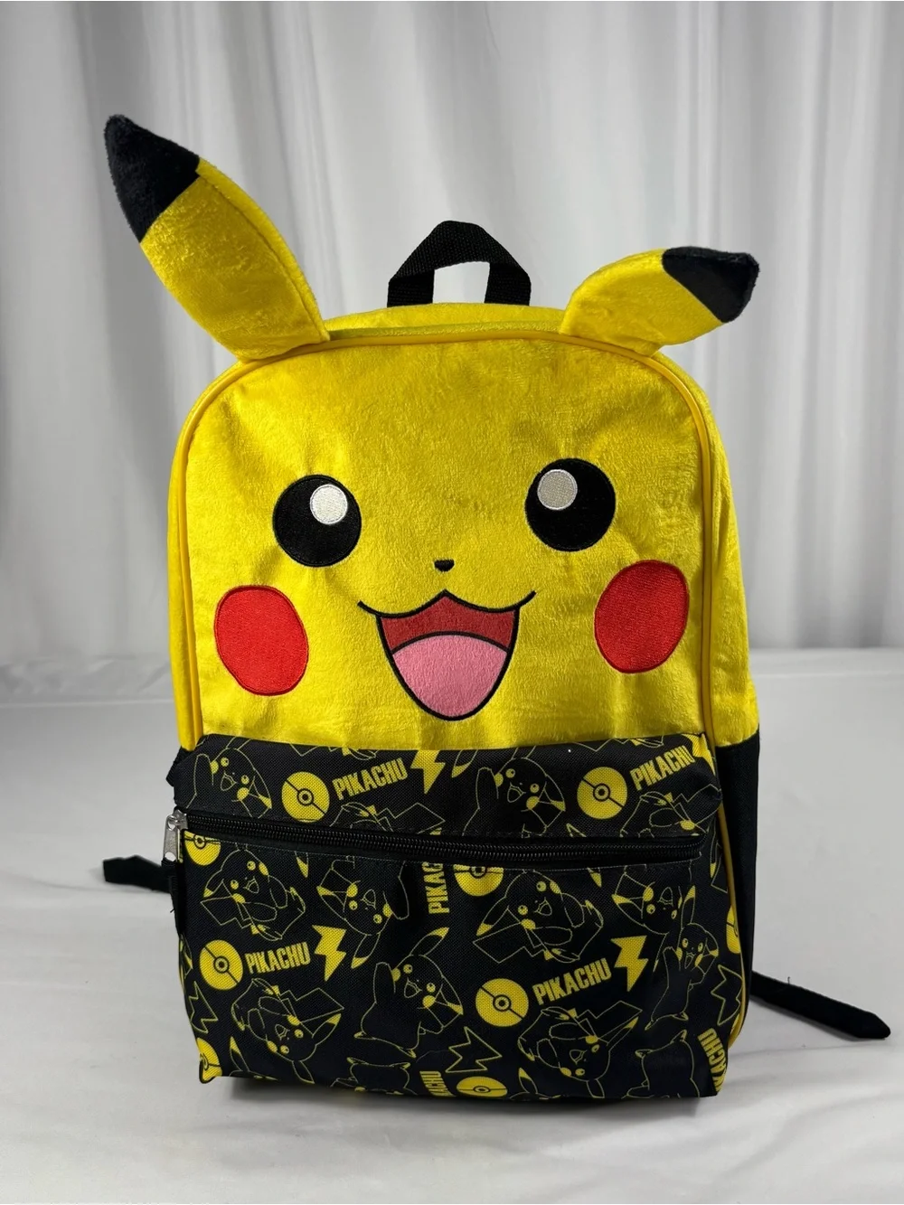 Pokémon Pikachu Plush Backpack NWOT Soft School Backpack